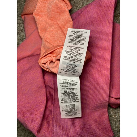 Ombre Pink/Orange - Gym Shark Yoga Pants - Size XS - Picture 8 of 8